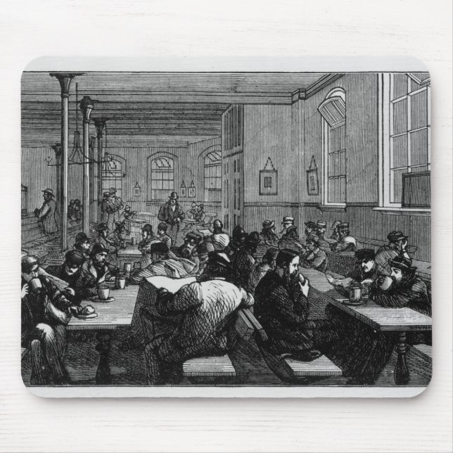 Working man's coffee shop mouse pad (Front)