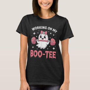 Working On My Boo Funny Gym Halloween Dead Lift Gh T-Shirt