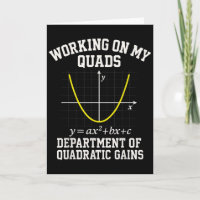 Working On My Quads Funny Algebra Math Gym Teacher