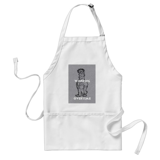 Working Overtime Standard Apron (Front)