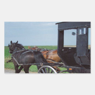 Working Together Rectangular Sticker