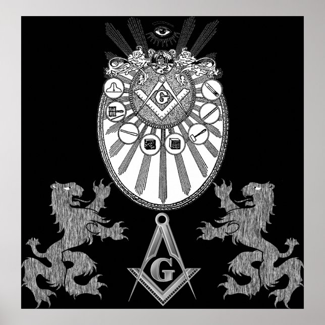 Working Tools and Lions Poster (Front)