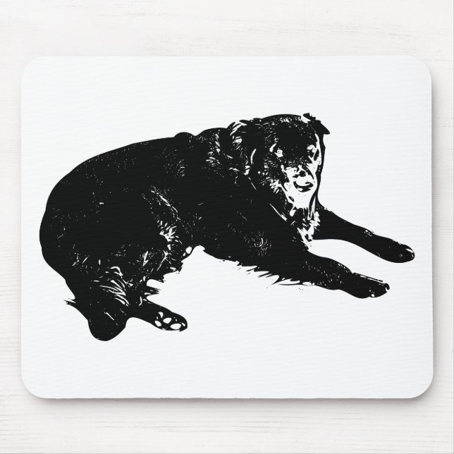 Working With Peace Beside You Mouse Pad (Front)