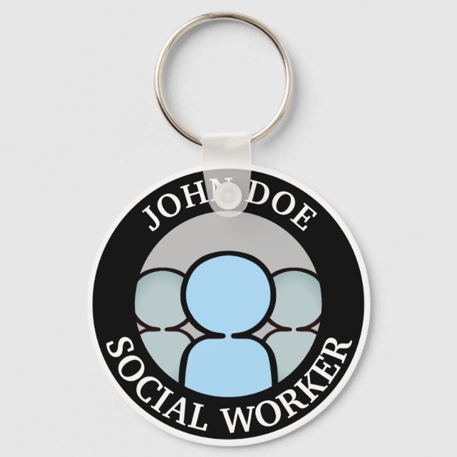 Working with people key ring (Front)