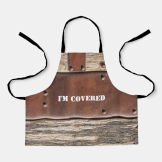 Workman’s Iron Wood I’m Covered man Apron