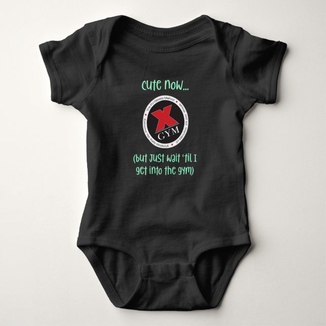 Workout baby bodysuit (Front)