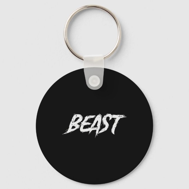 Workout Beast Gym Bodybuilding Training Fitness Me Key Ring (Front)