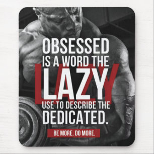 Workout "Body building" Gym Motivational Mouse Pad
