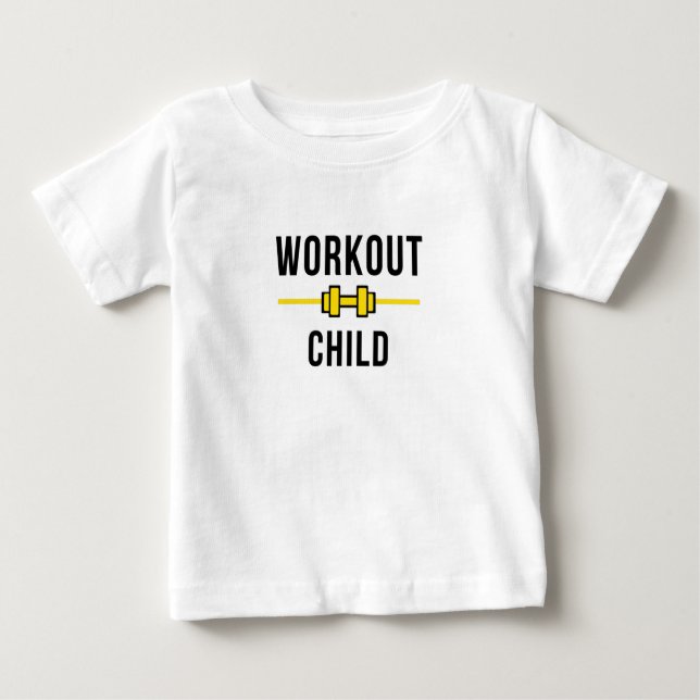 Workout child baby T-Shirt (Front)