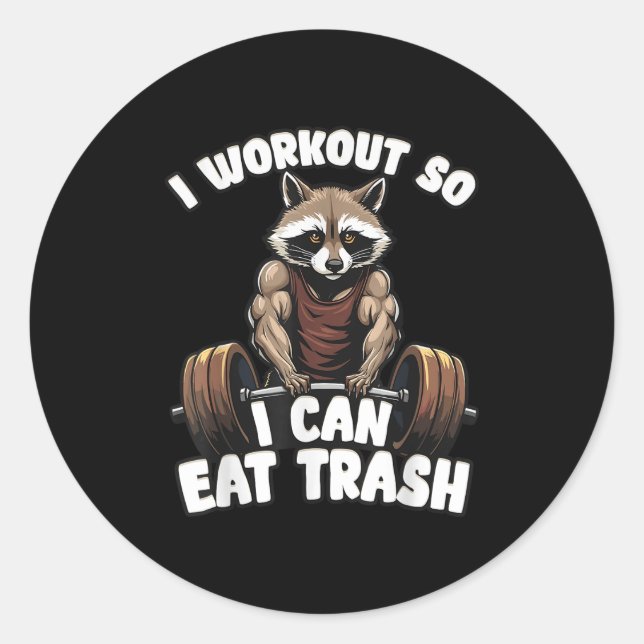 Workout Dear Abs Funny Gym Exercise Fitness Quote  Classic Round Sticker (Front)