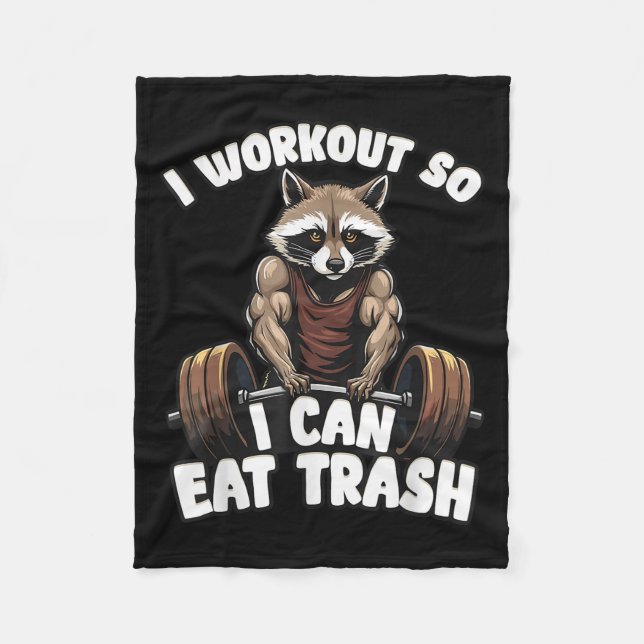 Workout Dear Abs Funny Gym Exercise Fitness Quote  Fleece Blanket (Front)