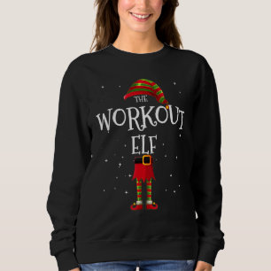 workout Elf Group Matching Family Christmas  2 Sweatshirt