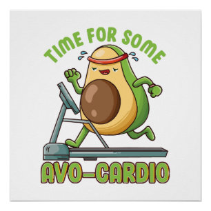 Workout Exercise Funny Humor Sayings Quotes Poster