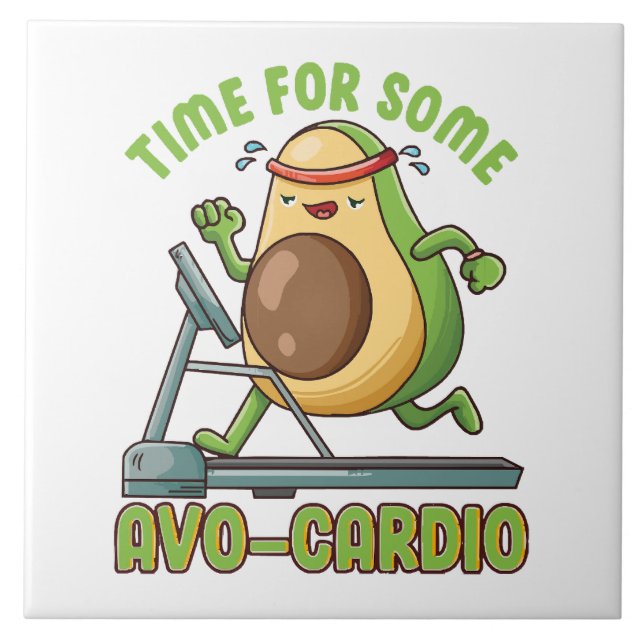 Workout Exercise Funny Humour Sayings Quotes Ceramic Tile (Front)