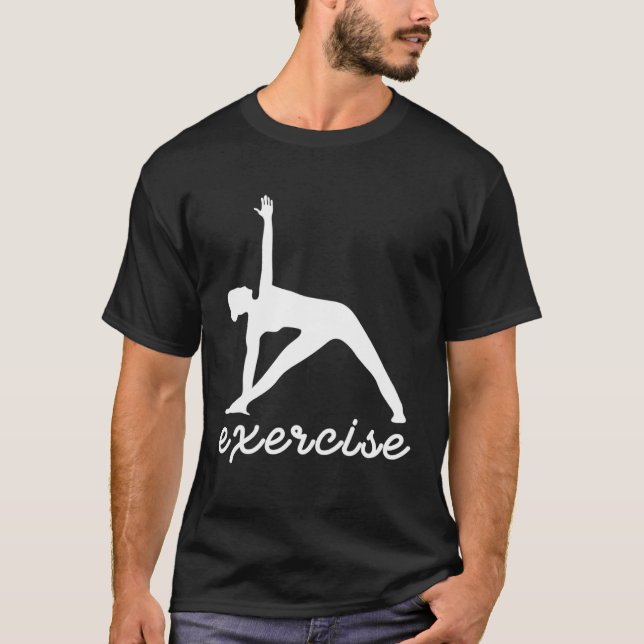 Workout Exercise Graphic  Exercise T-Shirt (Front)
