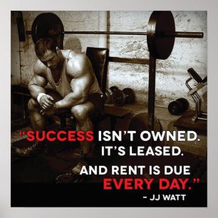 Workout Fitness Gym Motivational Poster
