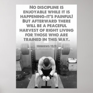Workout Fitness Gym Motivational Poster