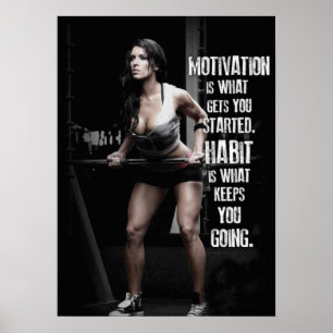 Workout Fitness Gym Motivational Poster