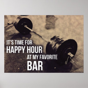 Workout Fitness Gym Motivational Poster