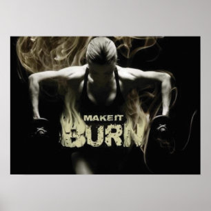 Workout Fitness Gym Motivational Poster