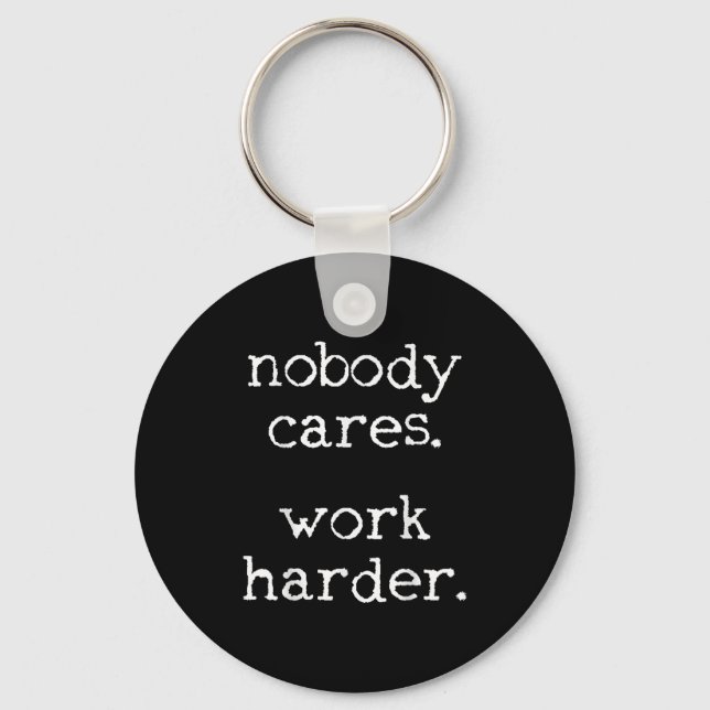 Workout Gym Fitness Exercise Motivational  Key Ring (Front)