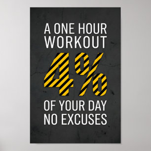 Workout Gym Motivation Poster