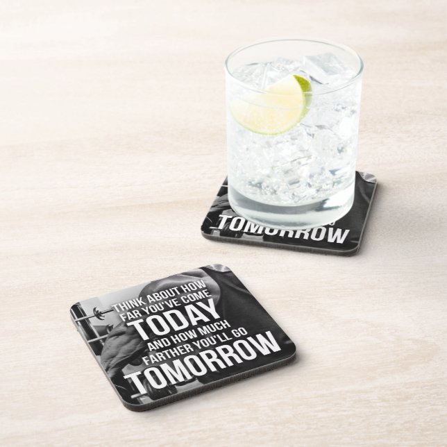 Workout Gym Motivational Coaster (Right Side)