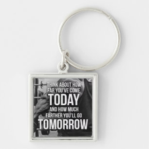 Workout Gym Motivational Key Ring