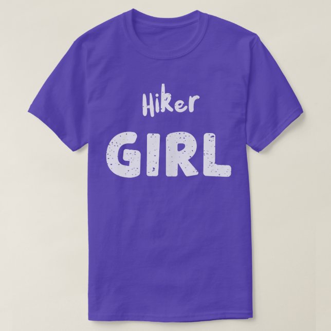 Workout Hiker GirlHiking Sayings 1420 T-Shirt (Design Front)
