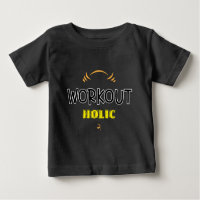 Workout Holic Gym Fitness Exercise T-Shirt