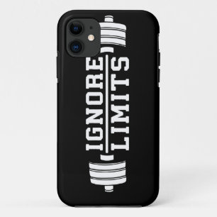 Workout Inspiration - Ignore Limits - Motivational iPhone 11 Case