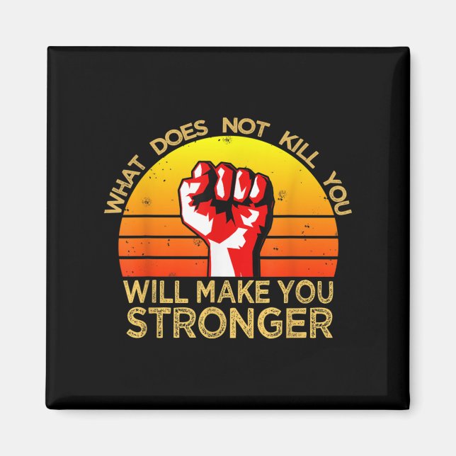 Workout Insration Motivational Saying Men Women  Magnet (Front)