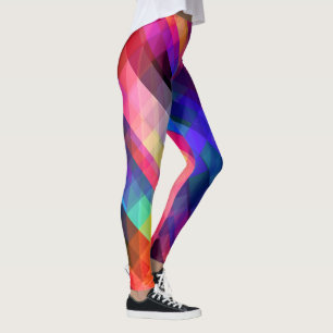 Workout Leggings Girls Women Colourful Graphic