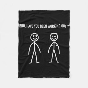 Workout Meme Lift Funny Gym And Bodybuilding Sayin Fleece Blanket