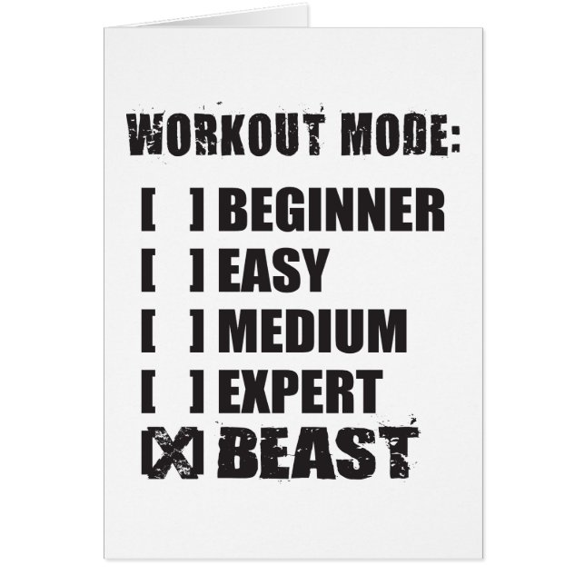 Workout Mode - BEAST (Front)