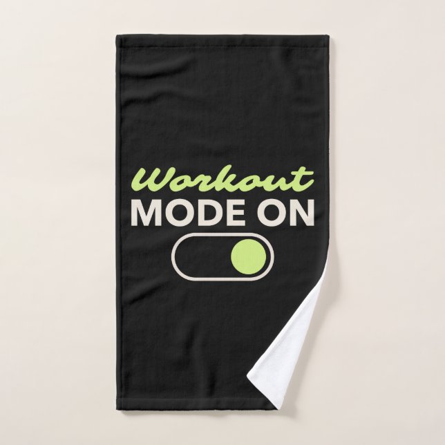 Workout Mode On: Fitness Switch Hand Towel (Hand Towel)
