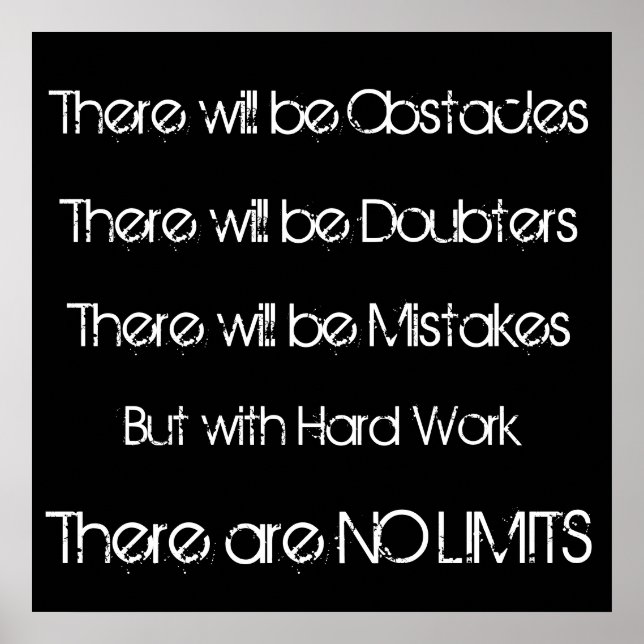 Workout Motivation Poster (Front)