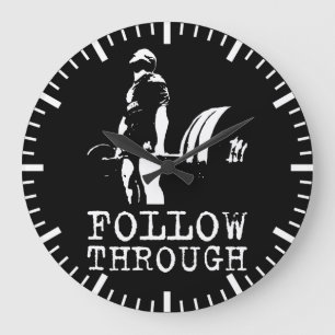 Workout Motivational Large Clock