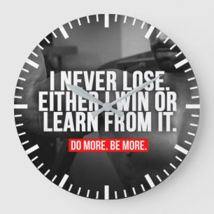 Workout Motivational Large Clock
