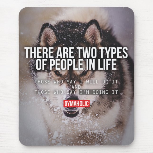 Workout Motivational Mouse Pad (Front)