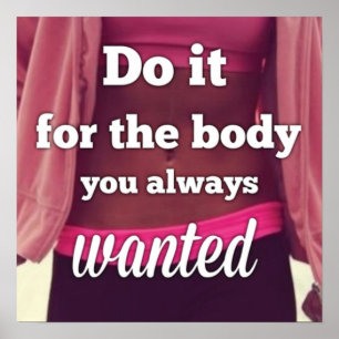 Workout Motivational Poster