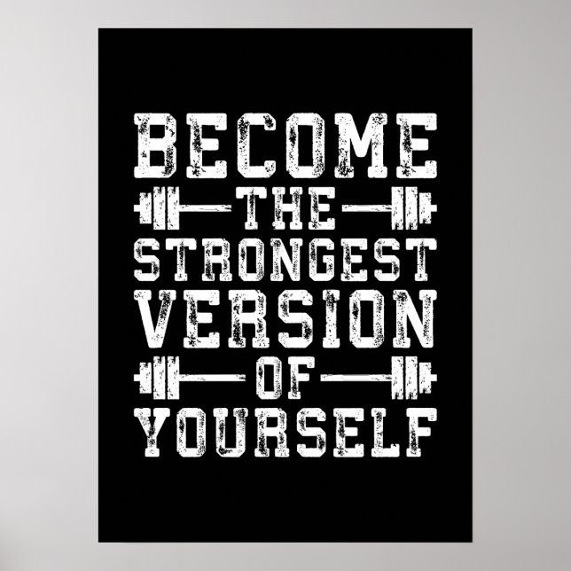 Workout Motivational Poster (Front)