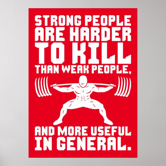 Workout Motivational Poster (Front)