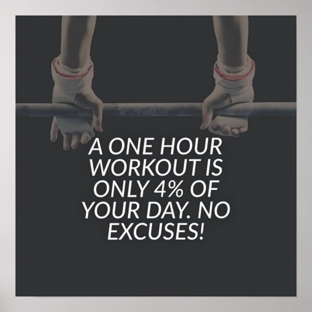 Workout Motivational Poster (Front)
