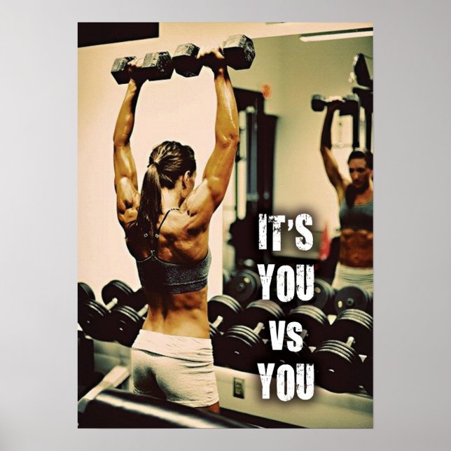 Workout Motivational Poster (Front)