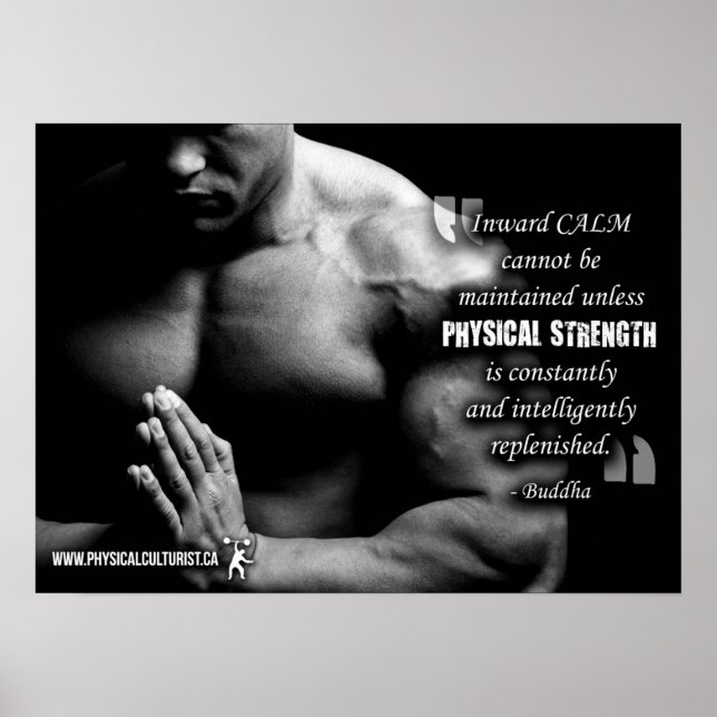 Workout Motivational Poster (Front)