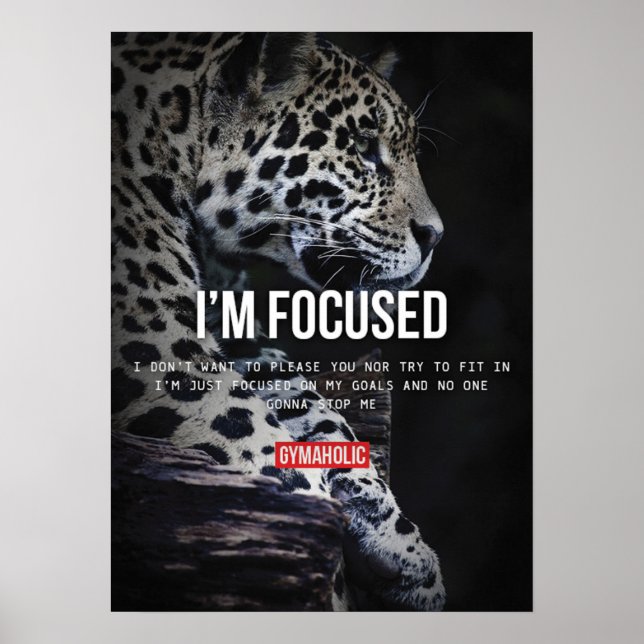 Workout Motivational Poster (Front)