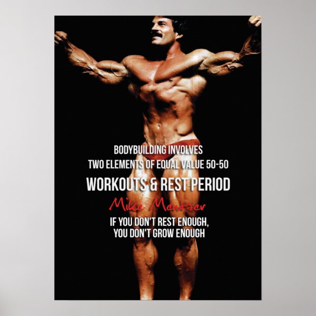 Workout Motivational Poster (Front)