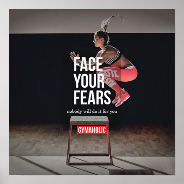 Workout Motivational Poster (Front)