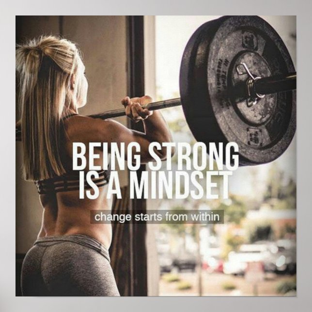 Workout Motivational Poster (Front)